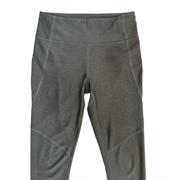 Outdoor Voices Small Heather Grey Leggings Black Great Condition - Picture 1 of 9